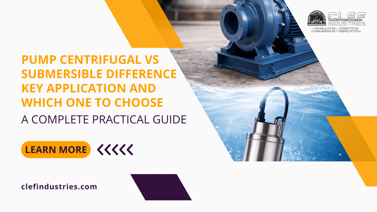 Pump Centrifugal vs Submersible Difference Key Application and Which One to Choose