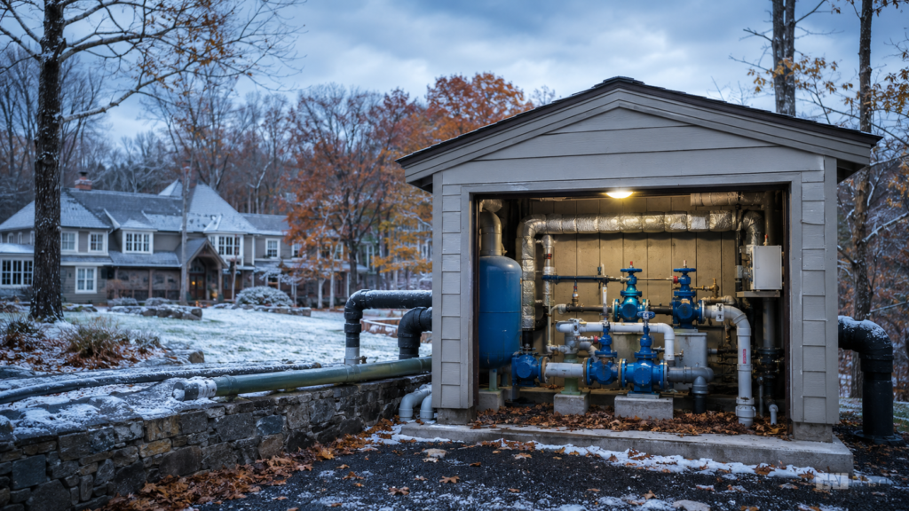 When to Winterize Your Pump Station in the Northeast