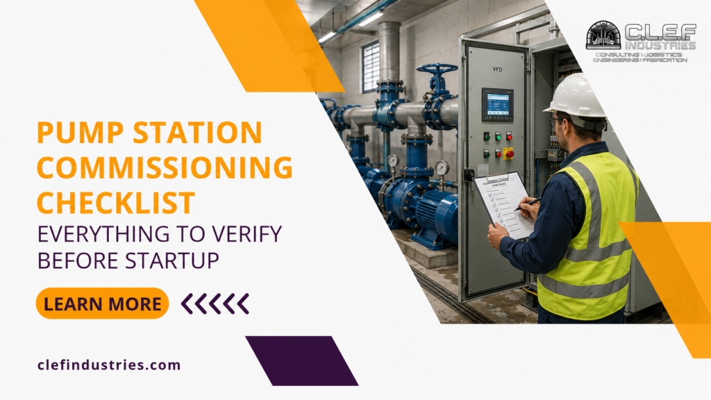 7-Step Pump Station Commissioning Checklist: Everything to Verify Before Startup