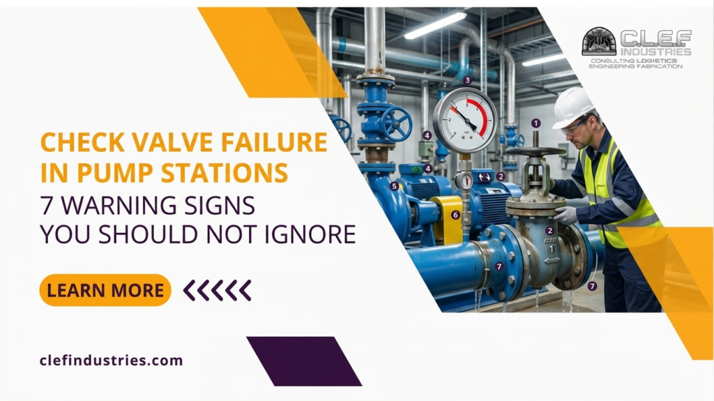 Check Valve Failure in Pump Stations: 7 Warning Signs You Should Not Ignore